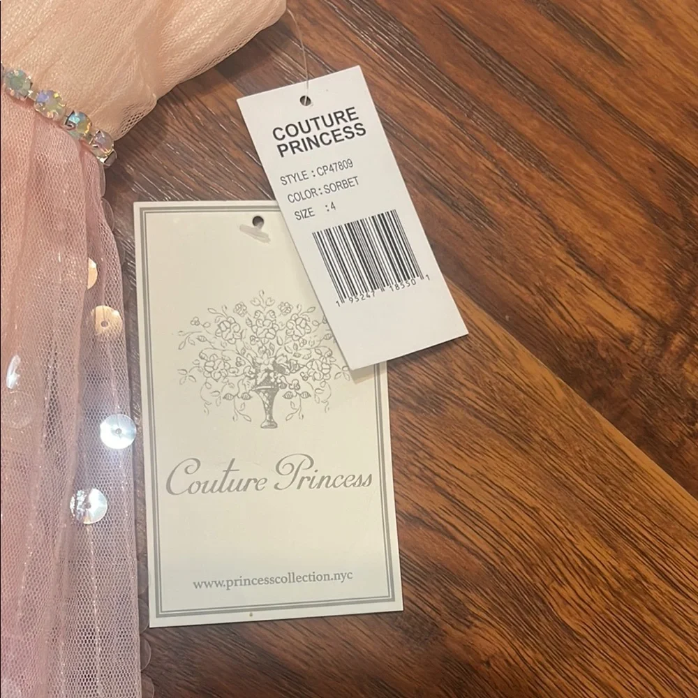 Couture princess dress size 4 - Picture 2 of 4